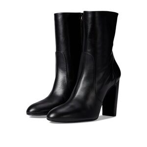 Stuart Weitzman Sleek Black Ankle Booties